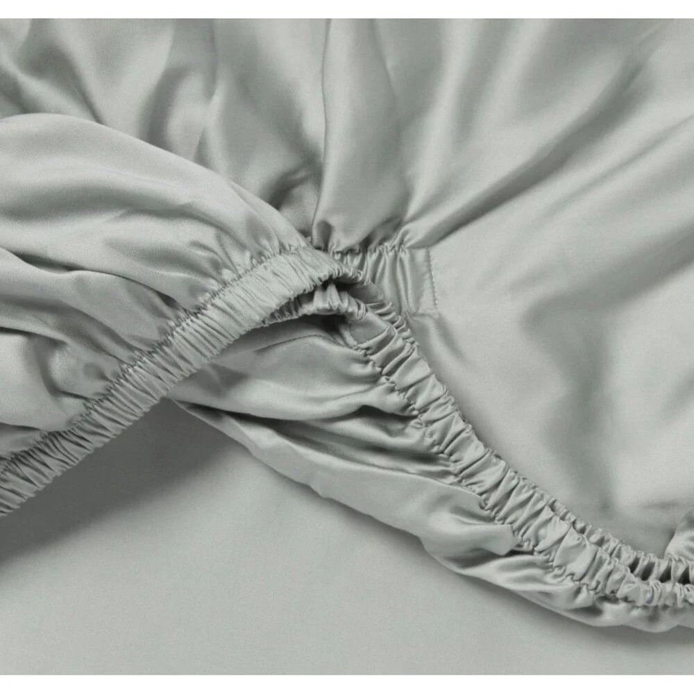 320 Thread Count Cool TENCEL Lyocell Sheet Set Gray Chalk NEW